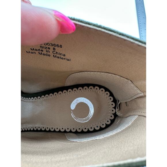 Journee Collection Samara Women's High Heel Ankle Boots, Olive, Size 8 - Picture 6 of 11